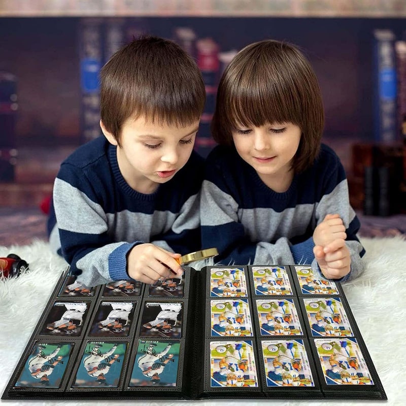 PKMLIFE Trading Card Binder Holder, 9 Pocket Card Album Sleeves for Baseball Yugioh MTG TCG Cards, Collection Card Best Protection, 20 Pages Put up to 360 Cards (Greem) - Image 3